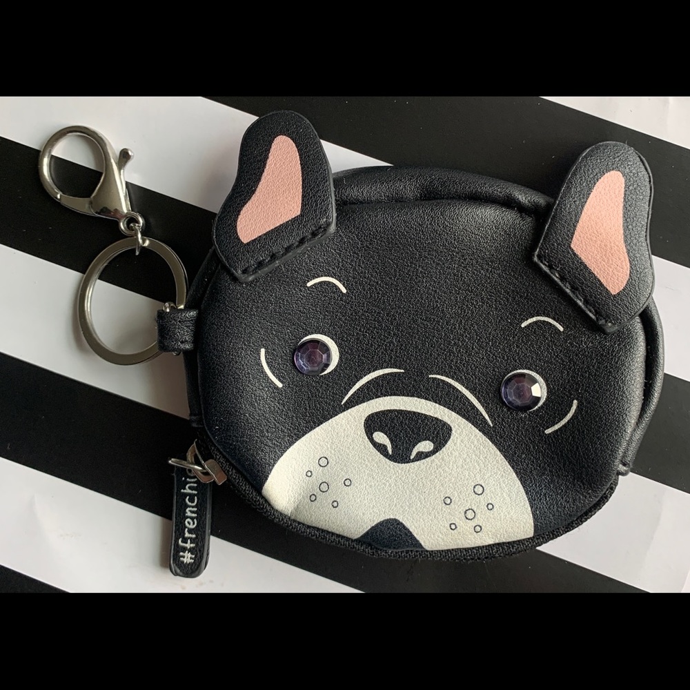 NWOT! Mini-Frenchie-Zip Up-Clasp On-Pouch🐾💎